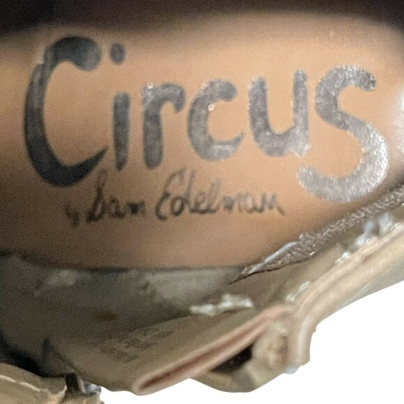 Circus By Sam Edelman Size 6.5M Tan Faux Suede Ankle Boots With Fringe Detail - Picture 6 of 11